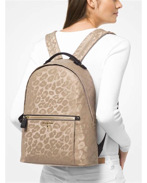 michael michael kors kelsey large nylon backpack|michael kors nylon belt bag.